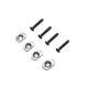 Losi - Motor Mount Insert 15 & 19 for 67T Spur: 5IVE-TE (LOS-3665)