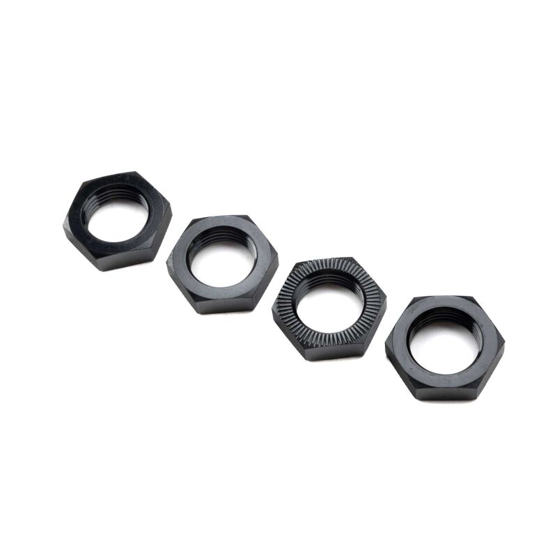 Losi - Wheel Nut Black (4): ALL 5IVE (LOS-3677)