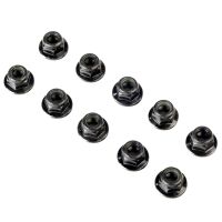 Losi - Flanged Nylock Nut M6 STL (10) (LOS-4030)