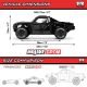Mojave Grom 4X4 RTA KIT clear/black Brushed Desert Truck - 1:16
