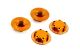 Ultimate Racing - Ultimate Closed end wheel nut V2, orange, 4 pcs (MX-UR1911-G)