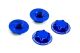 Ultimate Racing - Ultimate Closed end wheel nut V2, blue, 4 pcs (MX-UR1911-A)