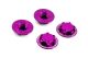 Ultimate Racing - Ultimate Closed end wheel nut V2, pink, 4 pcs (MX-UR1911-PK)
