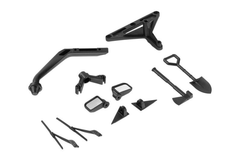 RGT - Snorkel, Rear-view Mirrors, Wipers, Spade/Axe, Spare Wheel Holder (RGT-R86382)