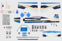 Extra NG blue/withe ARF Carbon V2 67 - 1700mm