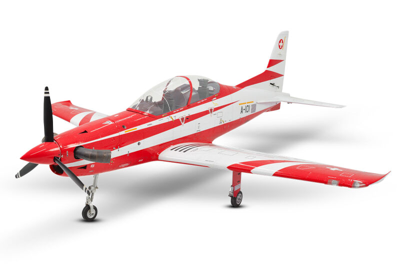PC21 red Turboprop ARF GFK/CFK 96 - 2100mm