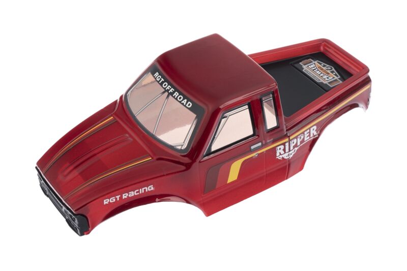 RGT - Zusammengebaute Polycarbonat-Karosserie (rot), 1 Satz (RGT-P86490-3)