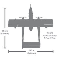 Micro OV-10 Bronco BNF Basic mit AS3X & SAFE Select - 645mm