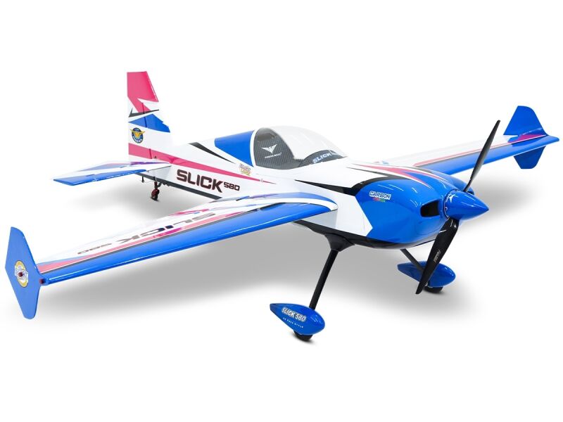 D-Power Phoenix SLICK 580 blau/pink ARF Carbon V2 - 170 cm / 67 (PH250)