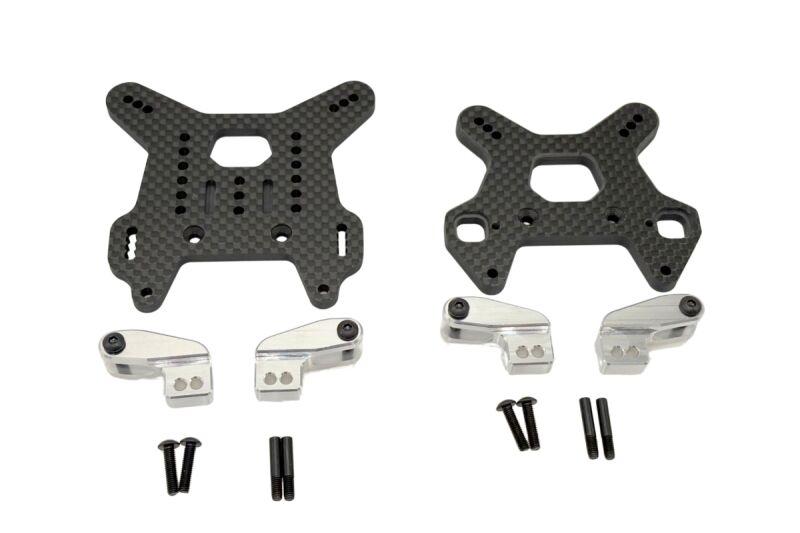 SWORKz S35-4/e EVO Series F/R Lay Down Shock Tower System (SWC218044)
