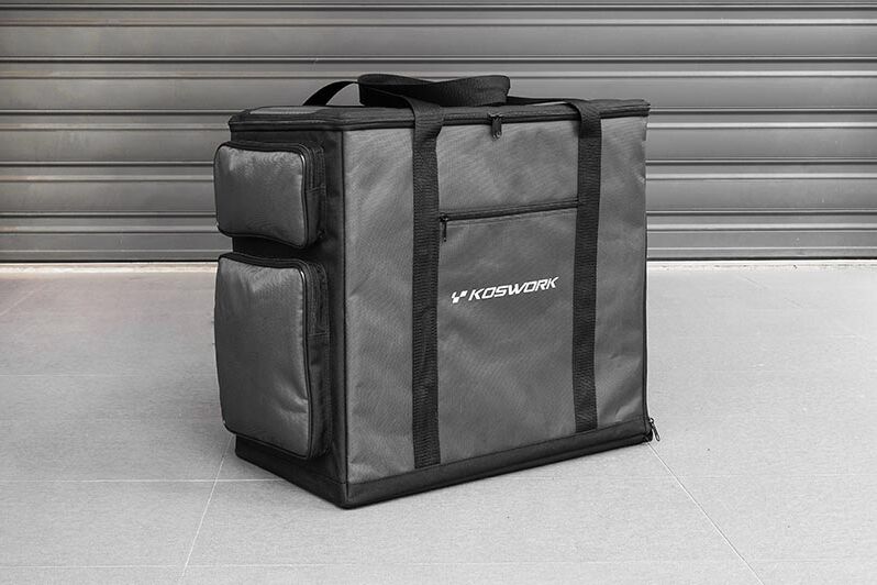 Koswork - 1/10 Three Large Drawer Side Touring Car Carrying Bag (Top Open Design) (KOS32288)