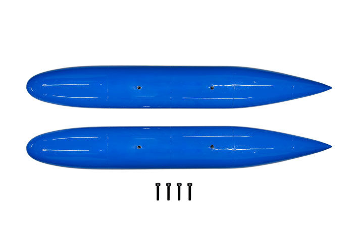 composite wingtip external tanks for Aermacchi MB-339 Blue 106"