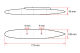 composite wingtip external tanks for Aermacchi MB-339 Blue 106"