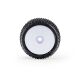 Pro-Line Racing 1/28 Prism Front/Rear Carpet Tires Mounted 7mm White (4): Losi Micro-T (PRO1035613)
