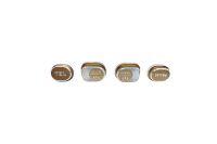 D-Power HelloRadio Metall Knöpfe für V12 - gold...