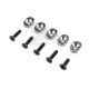 Losi Engine Mount Insert and Screws 19/67 (5): 5IVE-TG 3.0 (LOS-4138)