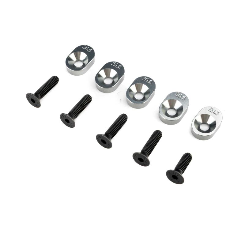 Losi Engine Mount Insert and Screws 20.5/67 (5): 5IVE-TG 3.0 (LOS-4140)