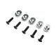 Losi Engine Mount Insert and Screws 20.5/67 (5): 5IVE-TG 3.0 (LOS-4140)