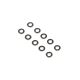 Losi Washer 4.3mm x 9mm x 0.8mm Steel (10) (LOS-4734)