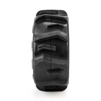 Pro-Line Racing 1/16 Dumont Front/Rear Paddle Tires Mounted 12mm Black Split Six (4): ARRMA MOJAVE GROM (PRO1030911)