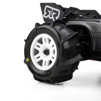 Pro-Line Racing 1/16 Dumont Front/Rear Paddle Tires Mounted 12mm White Split Six (2): ARRMA MINI KRATON (PRO1031213)