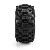 Pro-Line Racing 1/16 Badlands MX Front/Rear MT Tires Mounted 12mm White Split Six (2): ARRMA MINI KRATON (PRO1030113)