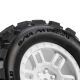 Pro-Line Racing 1/16 Badlands MX Front/Rear MT Tires Mounted 12mm White Split Six (2): ARRMA MINI KRATON (PRO1030113)