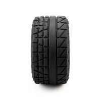 Pro-Line Racing 1/16 Menace Front/Rear Street Tires Mounted 12mm White Split Six (2): ARRMA MINI KRATON (PRO1034513)