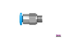 Festo Vertrieb GmbH & Co. KG Festo Steckverschraubung QSM-M5-4 (153304)
