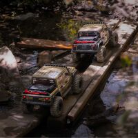 SCX10 III Motobilt Waypoint Jeep JT Gladiator 4X4 RTR Rock Crawler Tan - 1:10