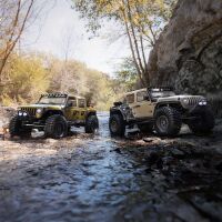 SCX10 III Motobilt Waypoint Jeep JT Gladiator 4X4 RTR Rock Crawler Tan - 1:10