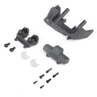 Axial Front Bumper Set Gray Jeep JT: SCX10 III MotoBilt...