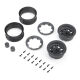 Axial 1.9 KMC Grenede Beadlock Wheels Gray (2) (AXI-4688)