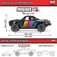 Mojave 6S 4X4 RTR Brushless Desert Truck gelb limited Edition - 1:7