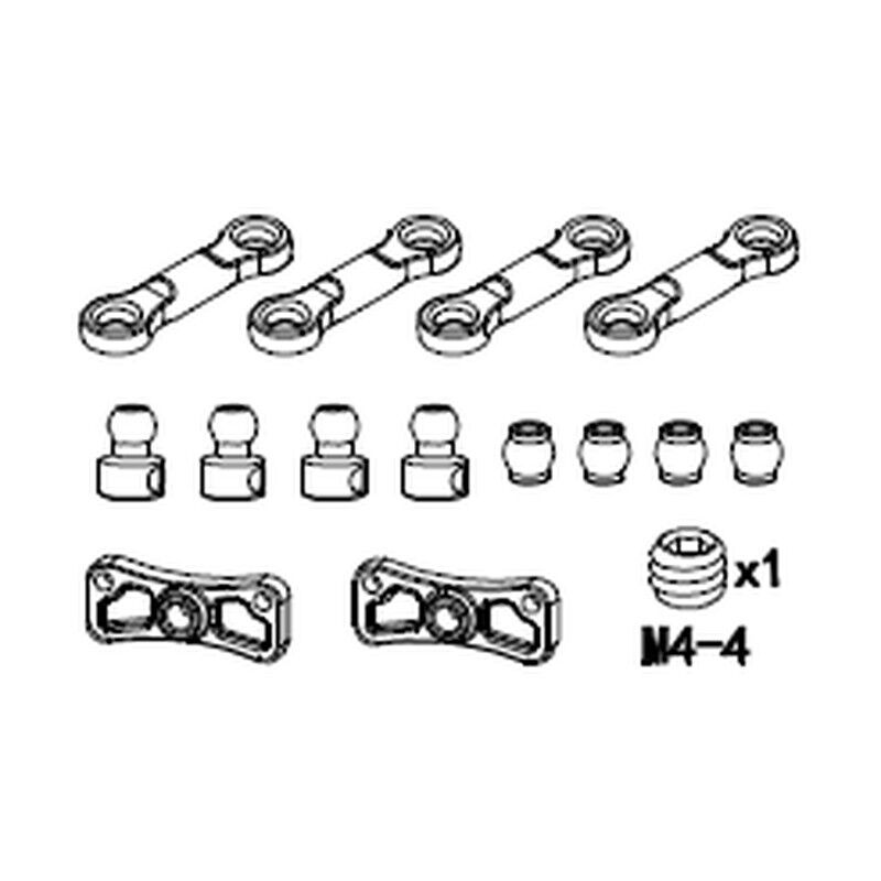 Robitronic - Stabilisator-Kleinteile-Set (YK80049)
