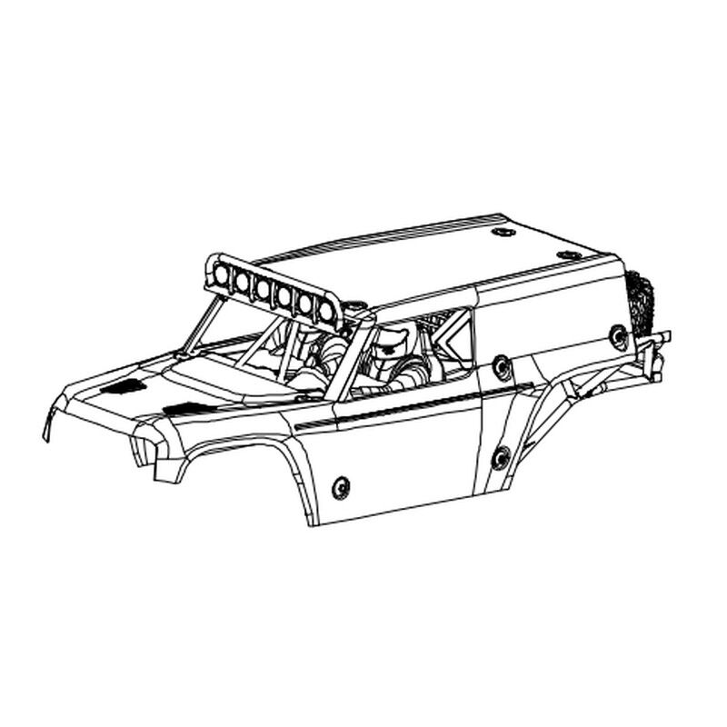 Robitronic - Karosserie-Set (komplett) Blau (YK80107)