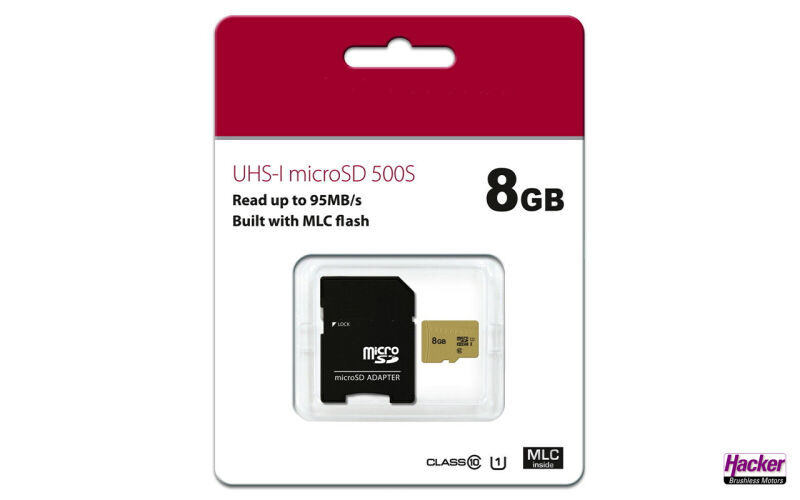 Hacker Motor DUPLEX micro SD 8GB Speicherkarte für Jeti Sender DS/DC (80001497)