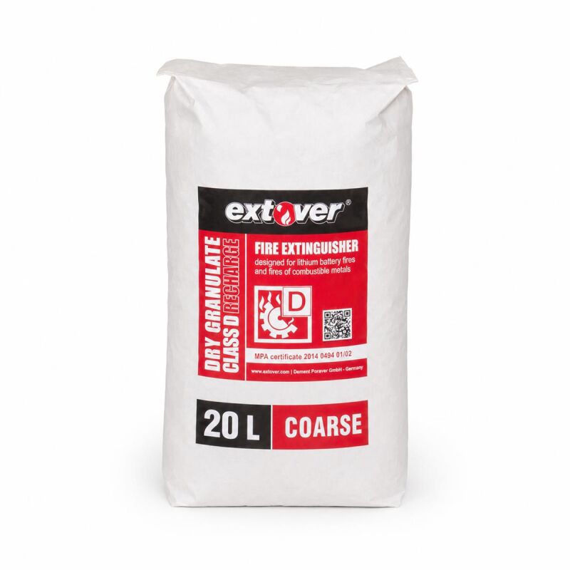 20l Extover® coarse bag fire extinguishing granulate