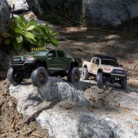 Axial 1/30 SCX30 Toyota Tacoma TRD Pro Overland Edition 4X4 RTR Brushed Rock Crawler (Battery & Charger Included) Tan (AXI-3289T2)
