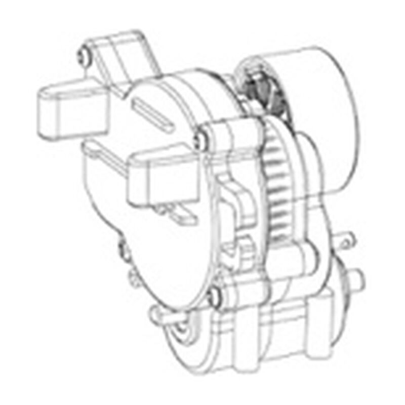 Robitronic - Getriebe (mit Getriebe & Motor) (MX-P18PSC)