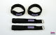 Hacker - Velcro strap rubberized 15x250mm (pack of 4)