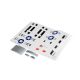 E-flite Decal Set: Micro P-47 (EFL-4332)