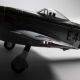 Micro P-47 Thunderbolt BNF Basic with AS3X+ & SAFE Select - 625mm