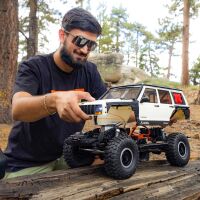 SCX10 III Jeep Cherokee XJ 4X4 RTR Rock Crawler weiß - 1:10
