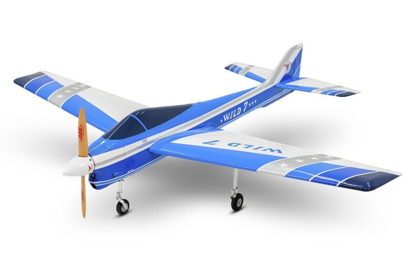 Wild 7 F3A retro blau ARF 15-20cc 65" - 1650mm