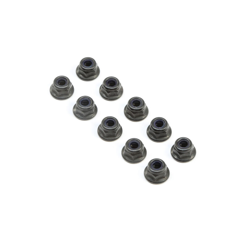 Losi M4 Flanged Lock Nuts (10) (LOS-5171)