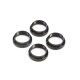 Losi 16mm Shock Nuts and O-rings (4): 8X 8XE (LOS-5216)