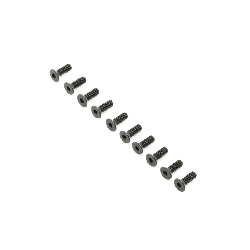 Losi Flat Head Screws M4 x 12mm (10) (LOS-5254)