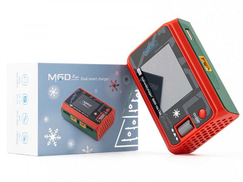 ToolkitRC Ladegerät ToolkitRC M6D XMas 500W (DC 12-24V) (19206)