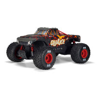 QUAKE 4S DSC 4X4 RTR Brushless Monster Truck Black/Red - 1:8